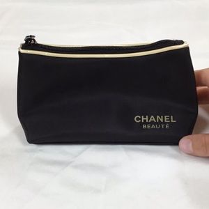 Chanel nylon cosmetic pouch